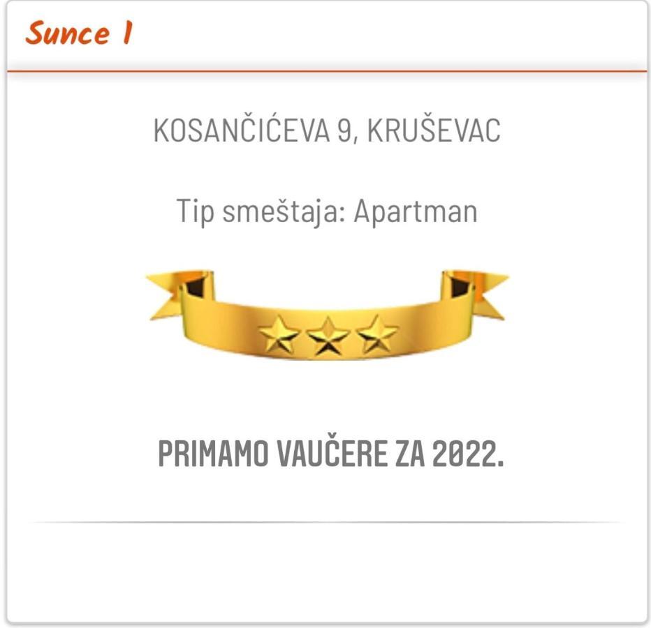 Sunce Apartment ครูเชวัซ ภายนอก รูปภาพ